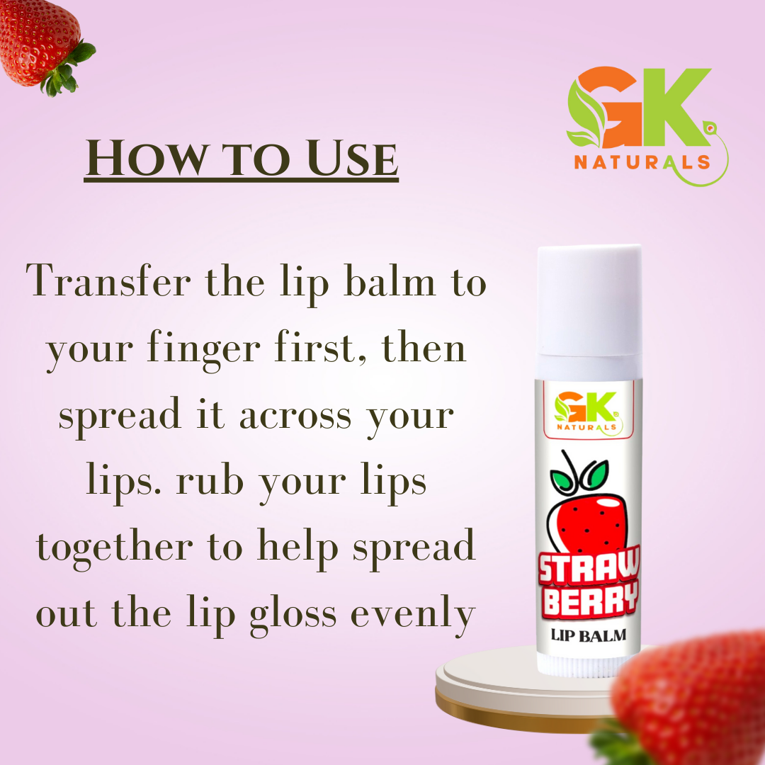 Strawberry Lip Balm Stick