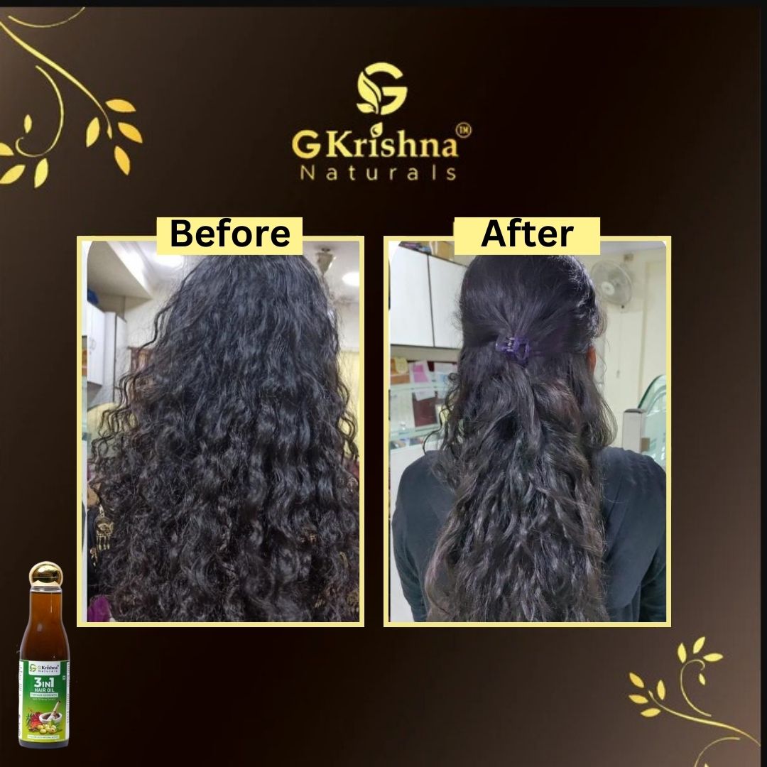 3 in 1 Herbal Hair Oil With 32 Herbs Extract for Hair Growth