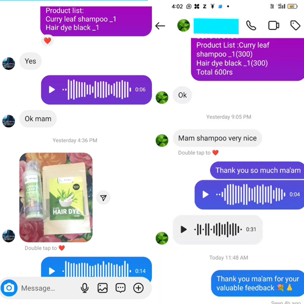 Natural Hair Dye Black