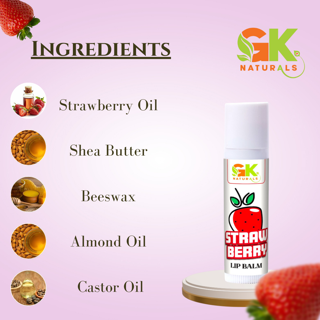 Strawberry Lip Balm Stick