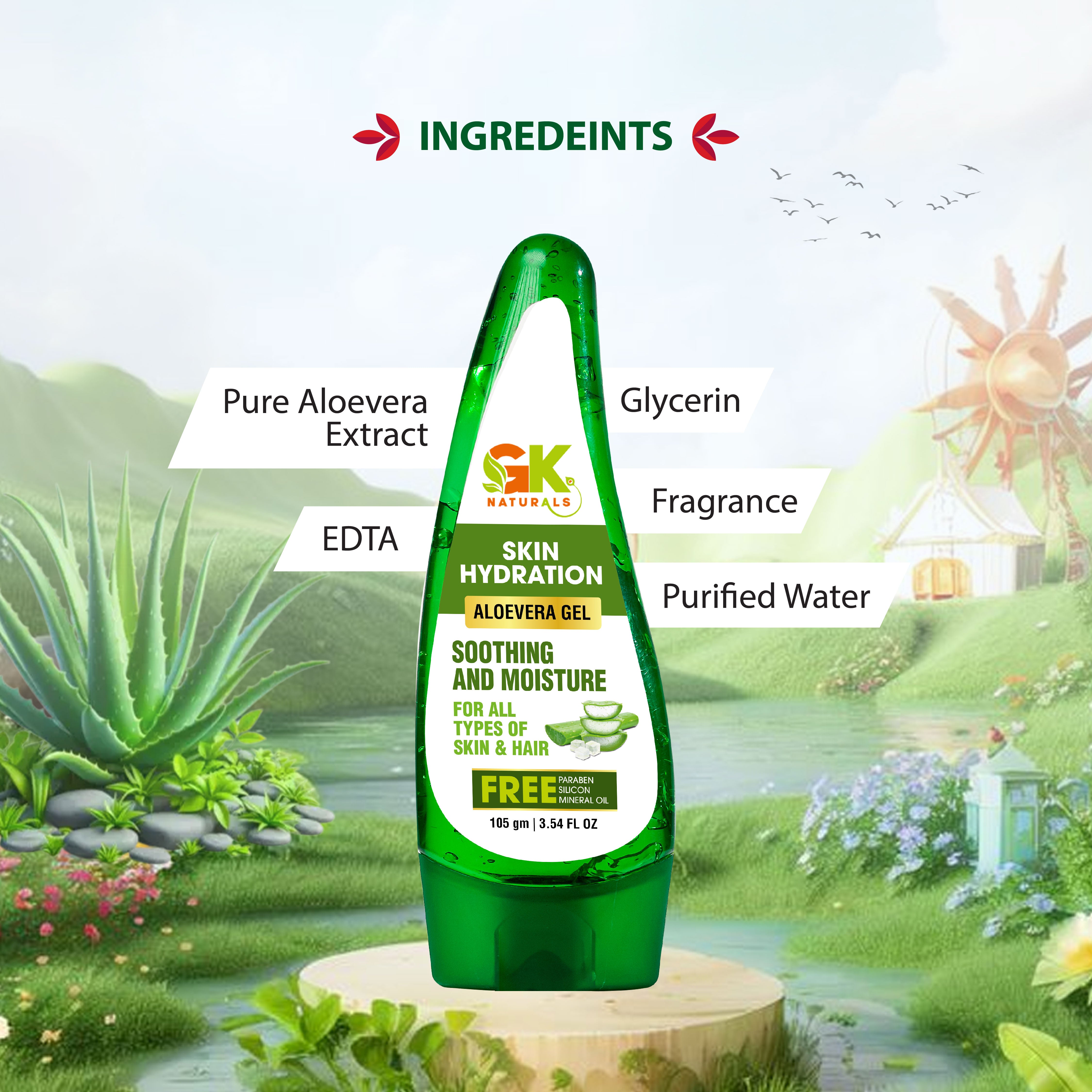 Skin Hydration Aloe Vera Gel