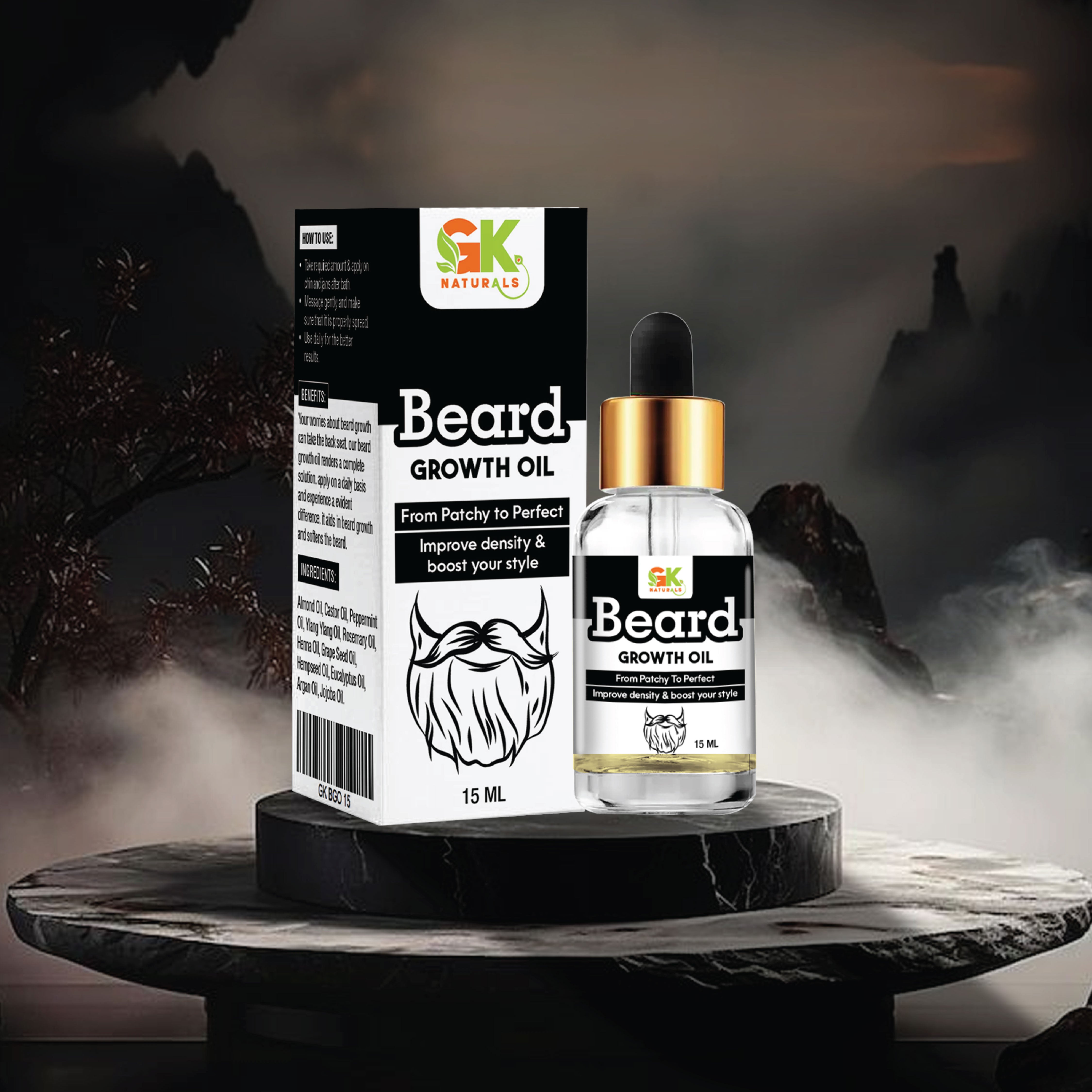 Beard Growth Oil for Men