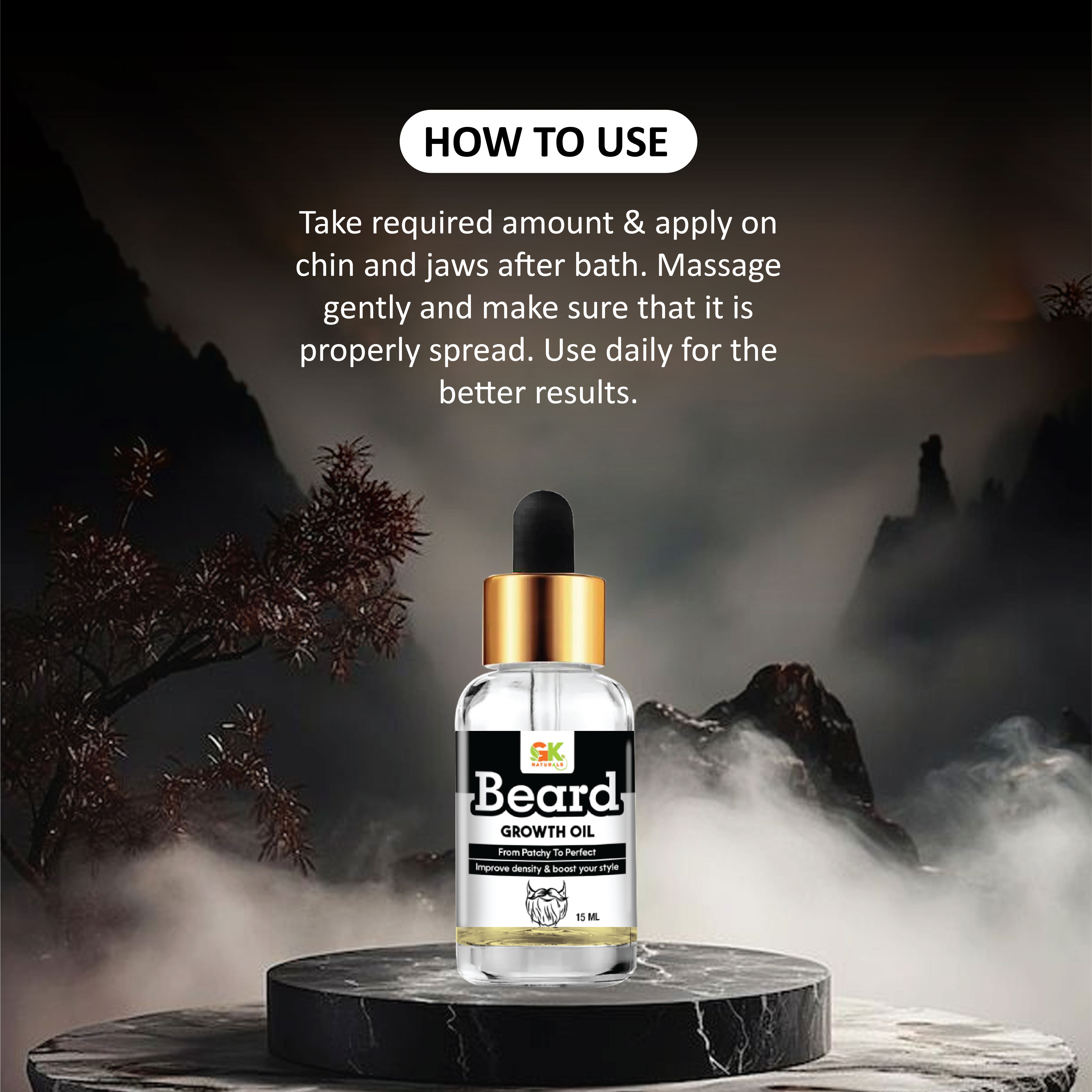 Beard Growth Oil for Men