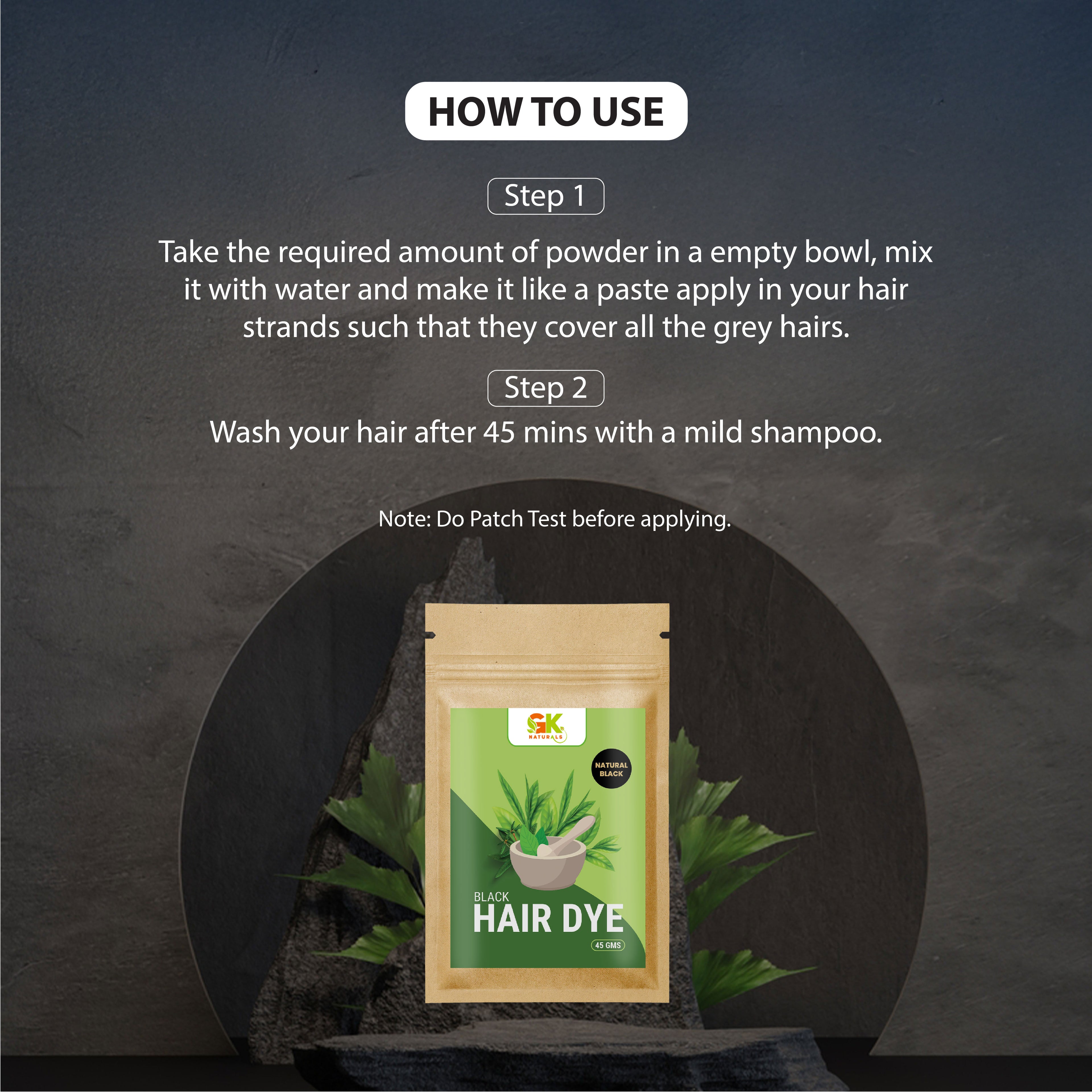 Natural Hair Dye Black