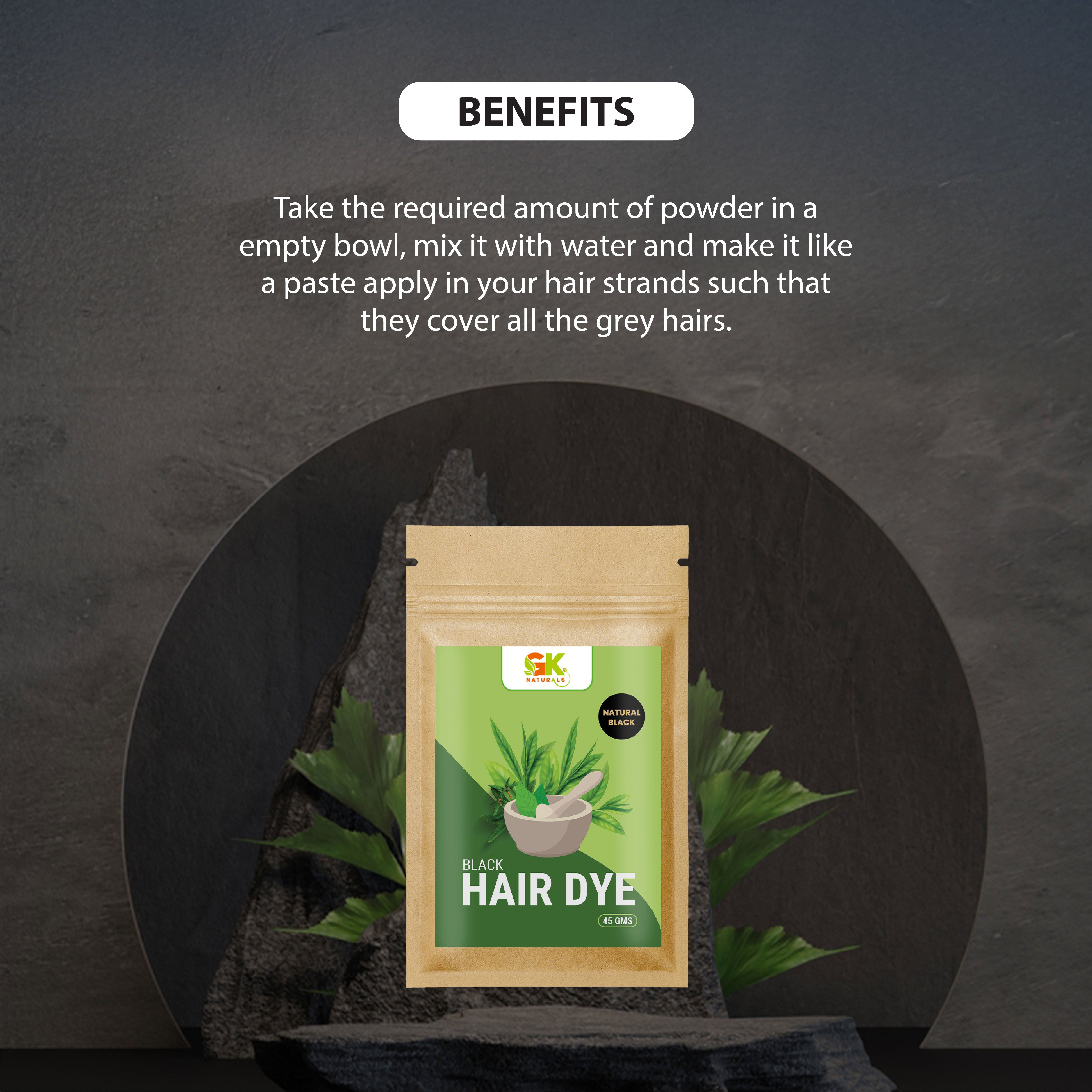 Natural Hair Dye Black