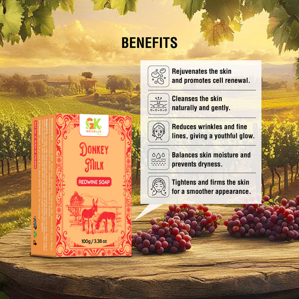 Donkey Milk Redwine Soap
