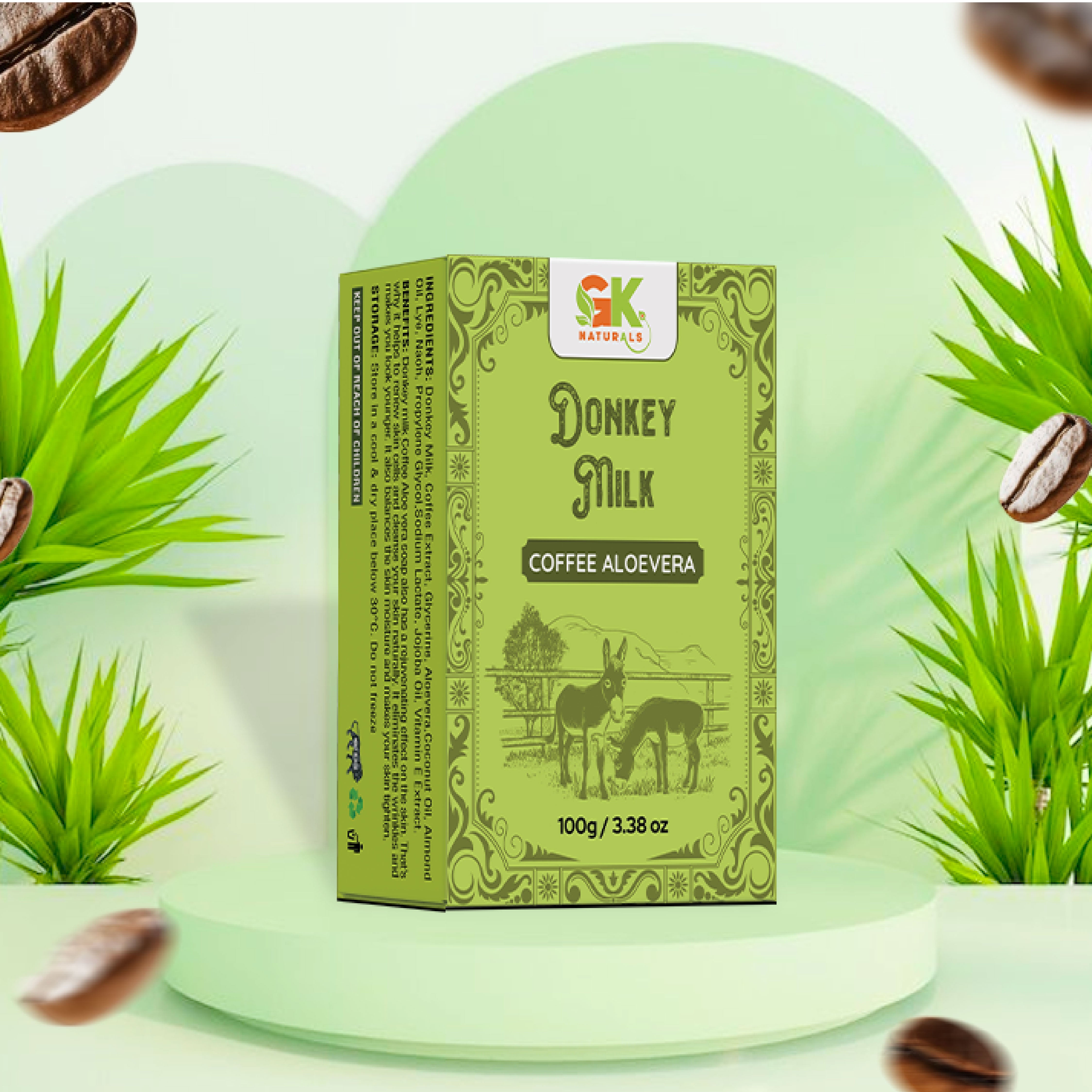 Donkey Milk Aloe Vera Coffee Soap