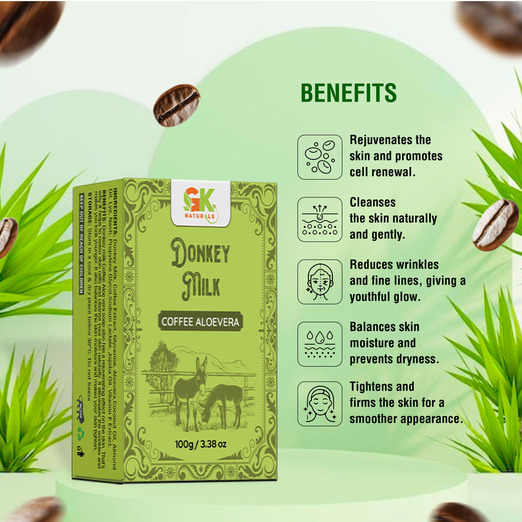 Donkey Milk Aloe Vera Coffee Soap