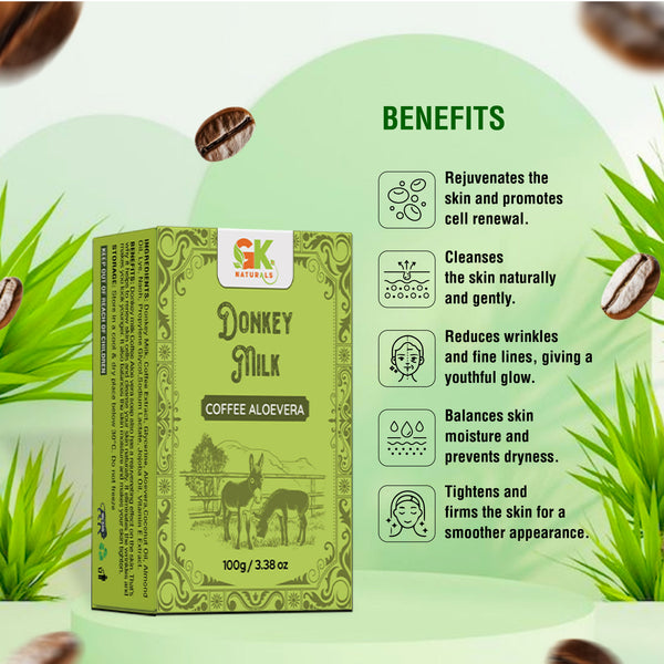 Donkey Milk Aloe Vera Coffee Soap