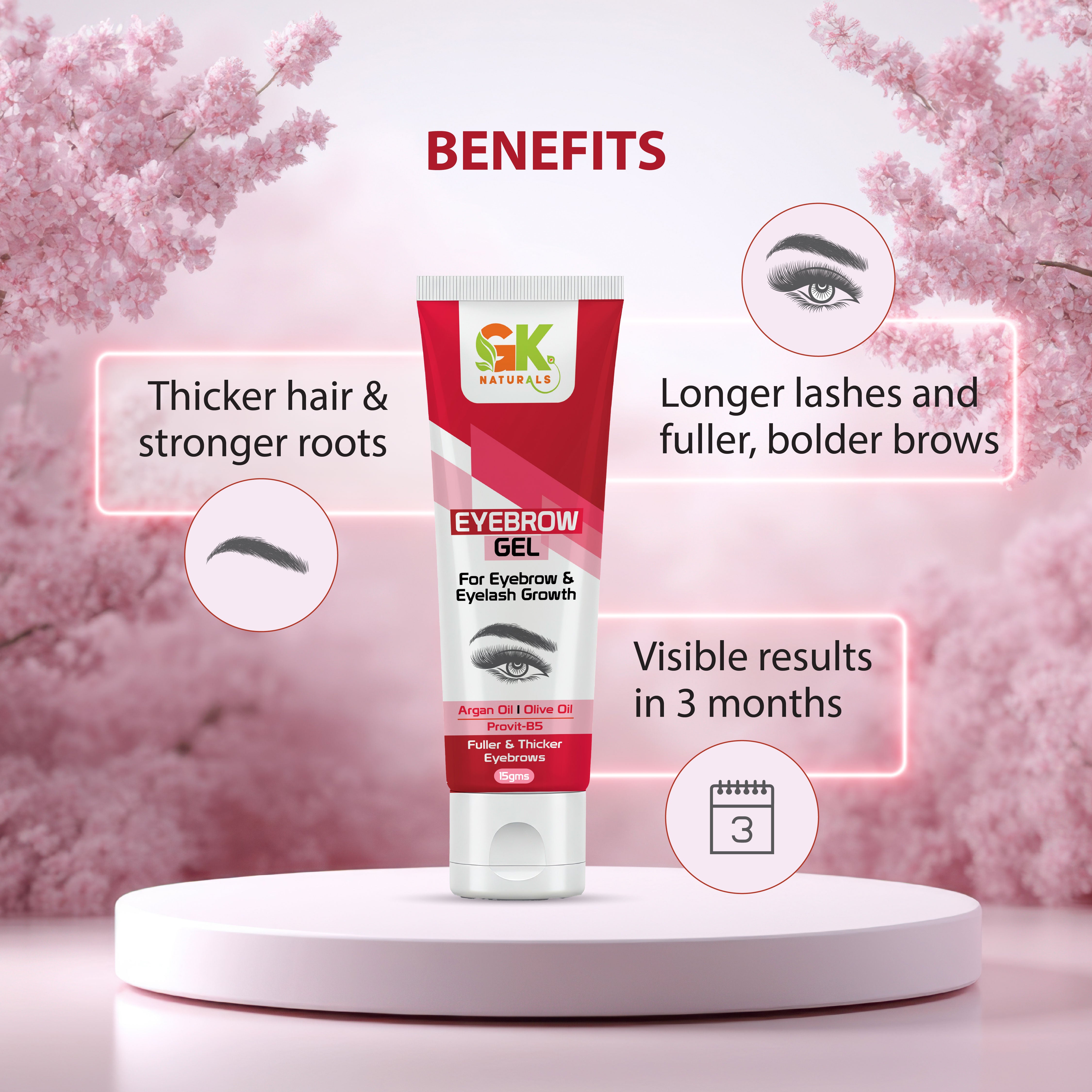 Eyelash & Eyebrow Growth Gel