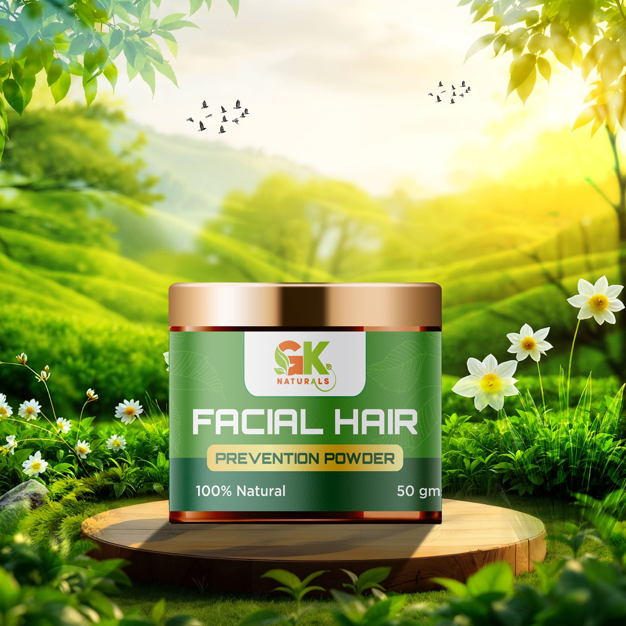 Facial Hair Prevention Powder