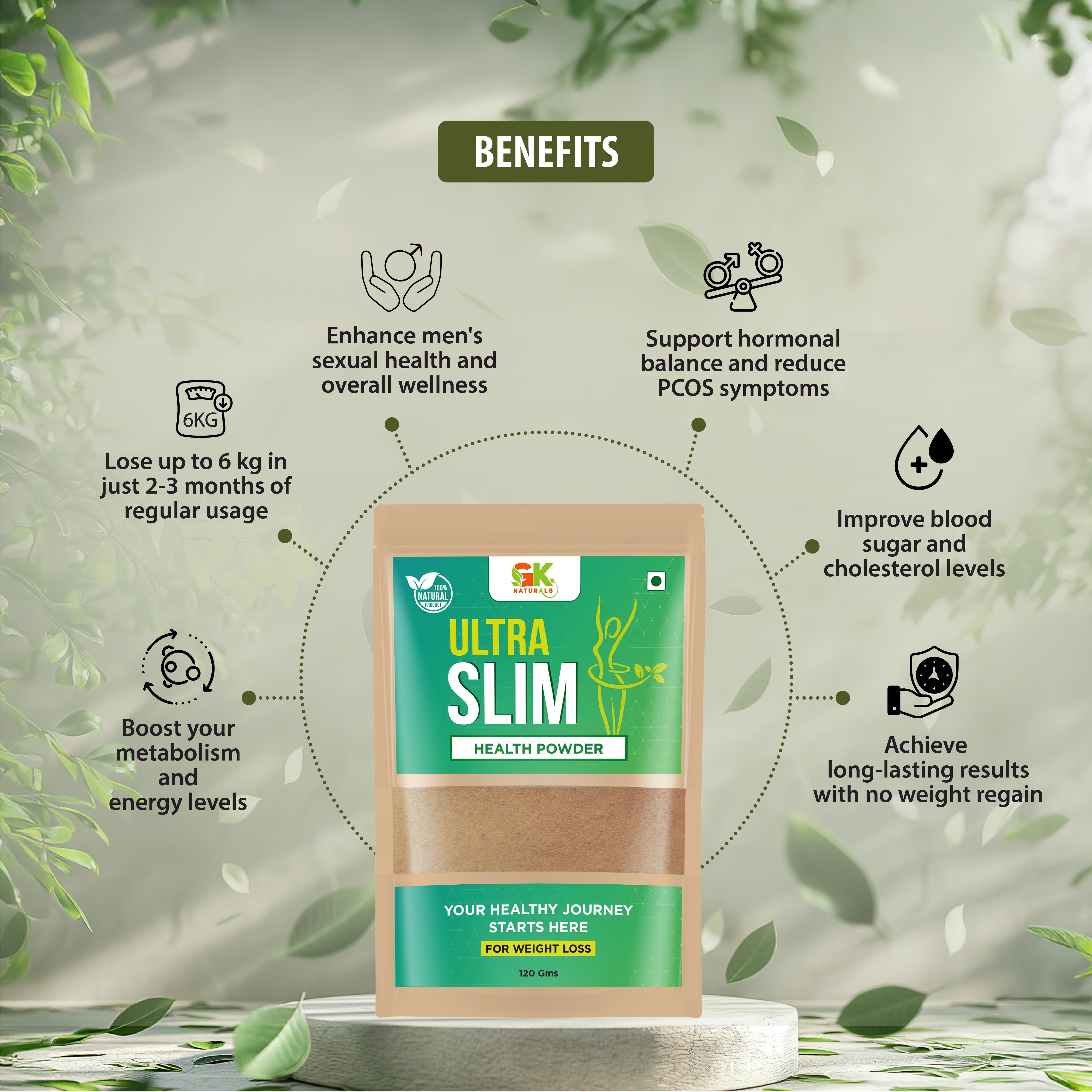 Ultra Slim Health & Weight Loss Powder (120 Gms)