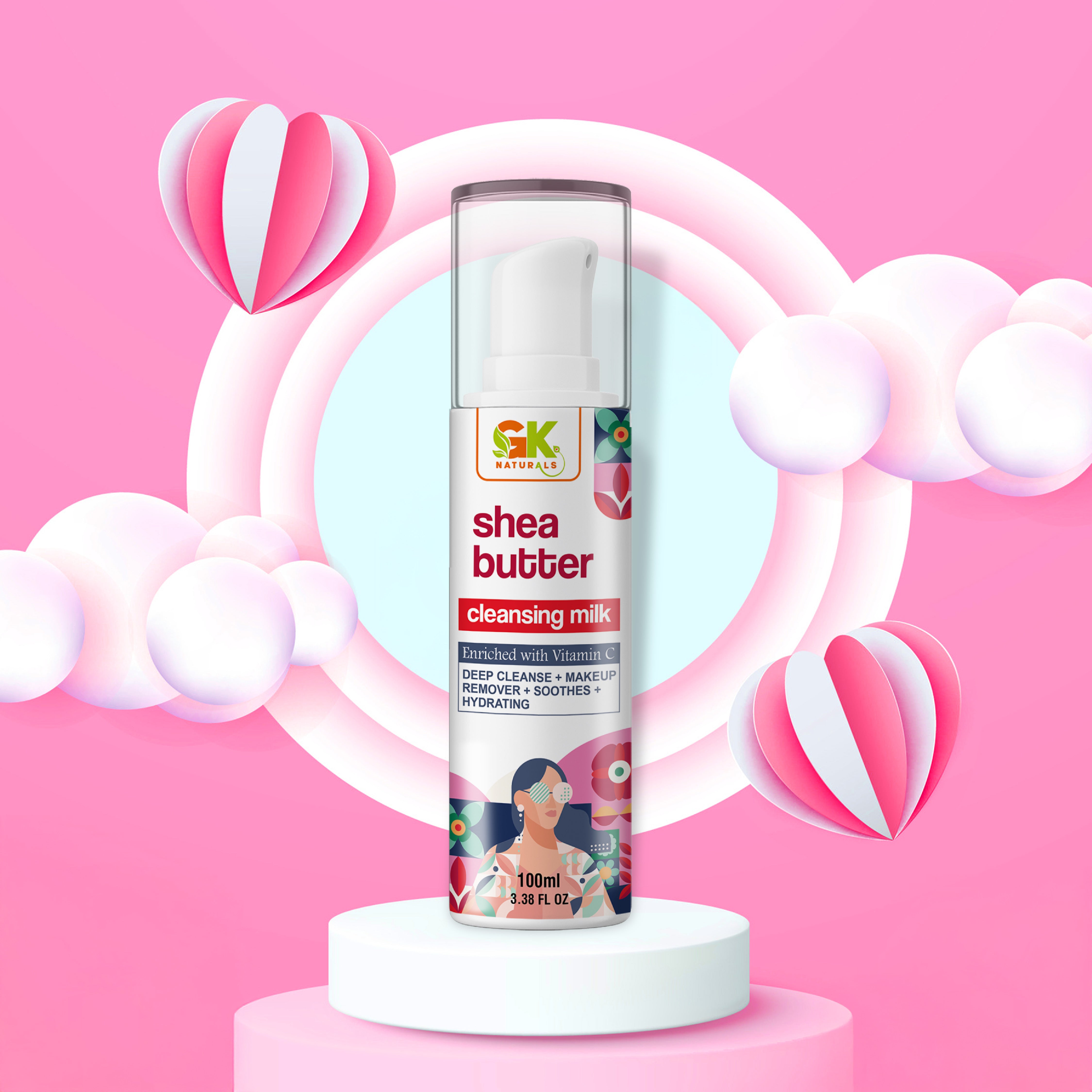 Shea Butter Cleansing Milk Makeup Remover