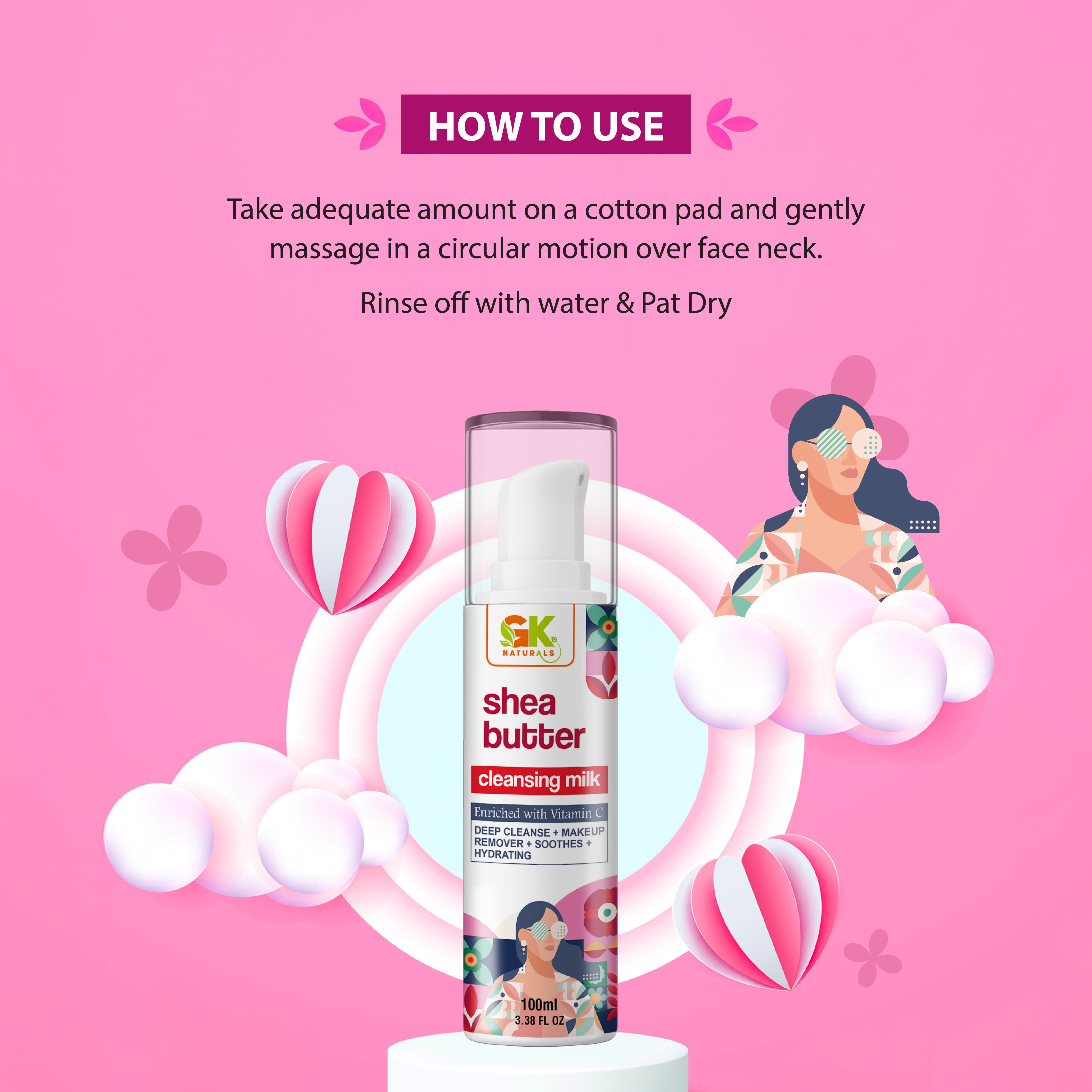 Shea Butter Cleansing Milk Makeup Remover