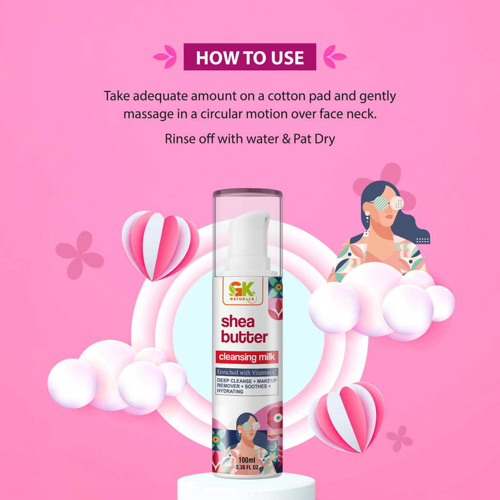 Shea Butter Cleansing Milk Makeup Remover