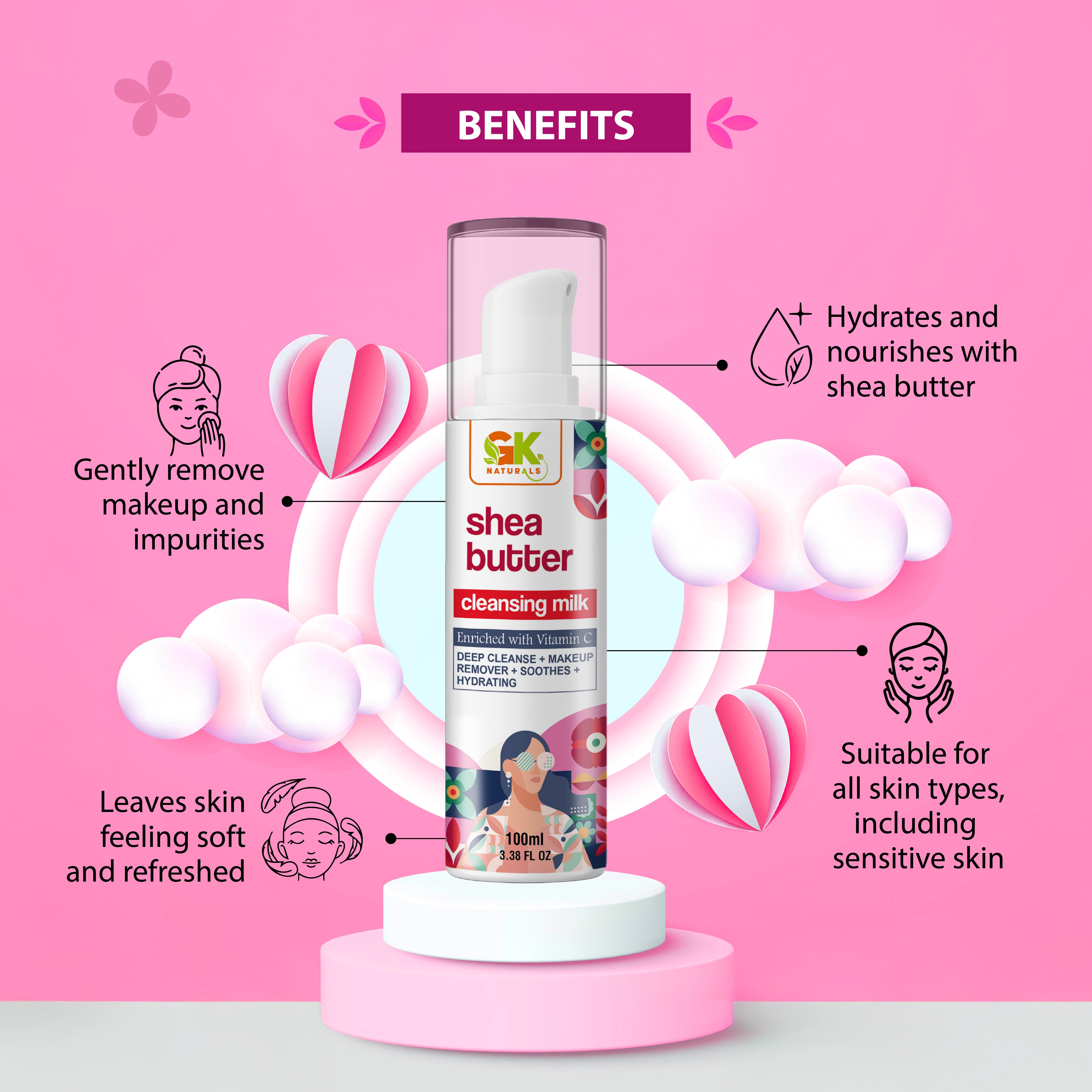 Shea Butter Cleansing Milk Makeup Remover