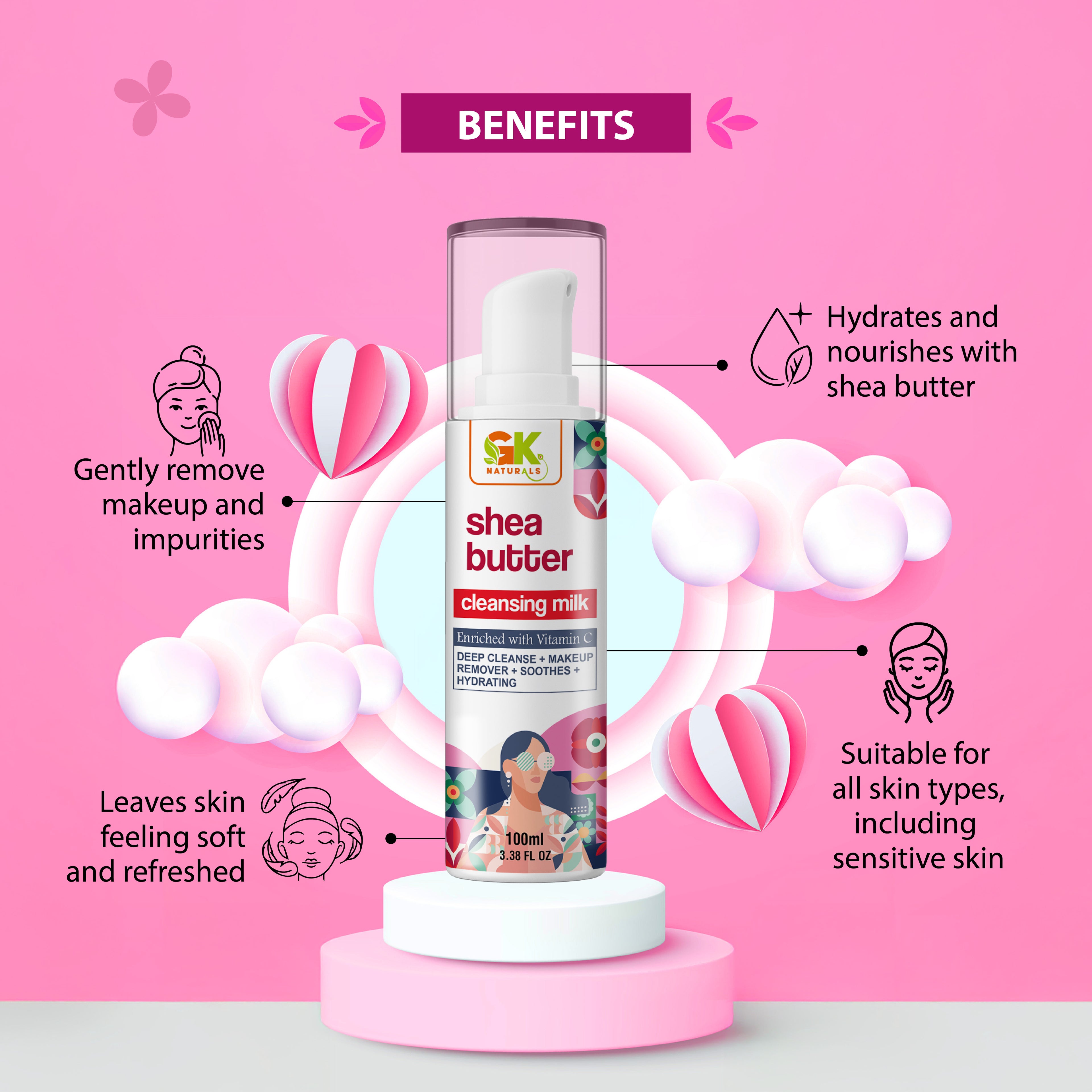 Shea Butter Cleansing Milk Makeup Remover