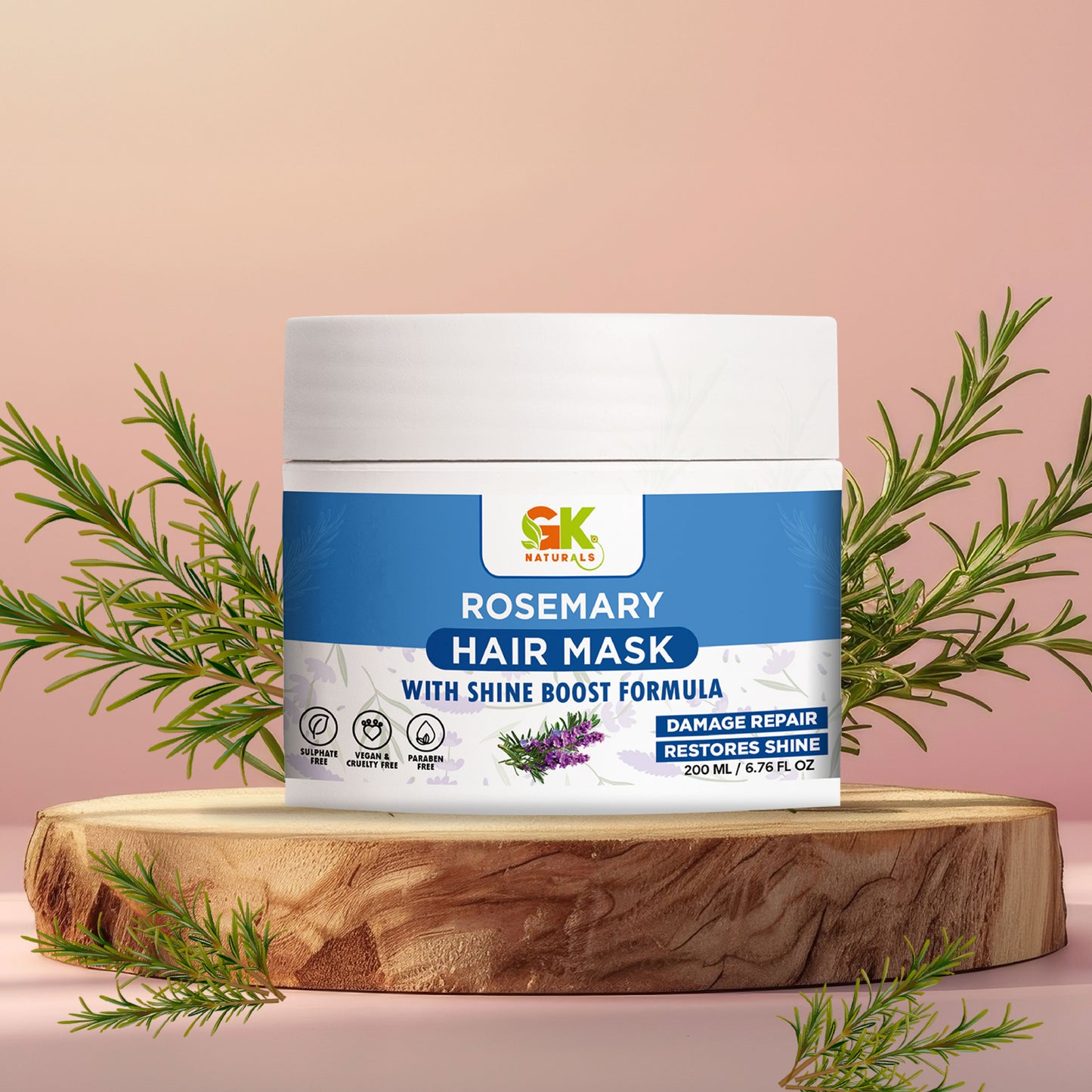Rosemary Hair Mask with Shine Boost Formula