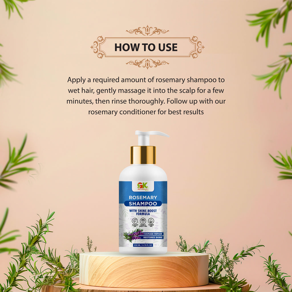 Rosemary Shampoo with Shine Boost Formula