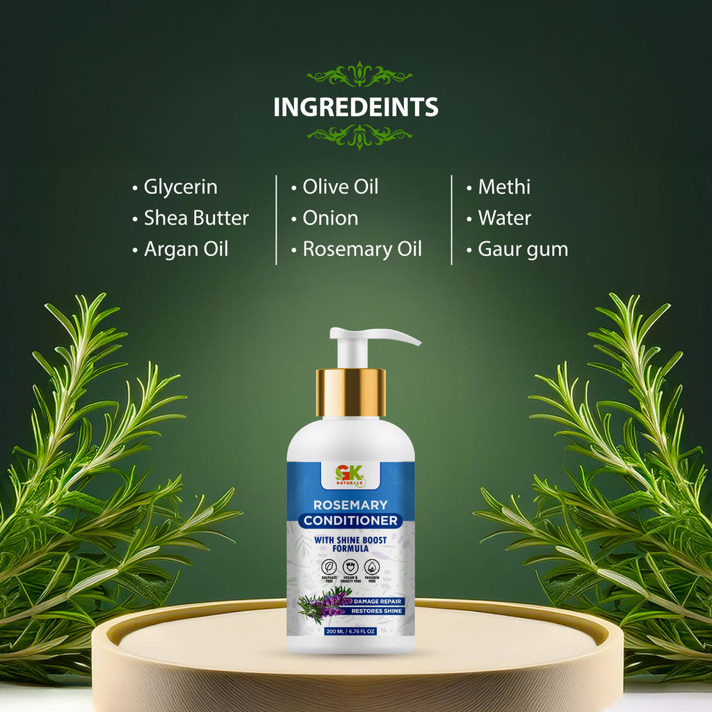 Rosemary Conditioner with Shine Boost Formula