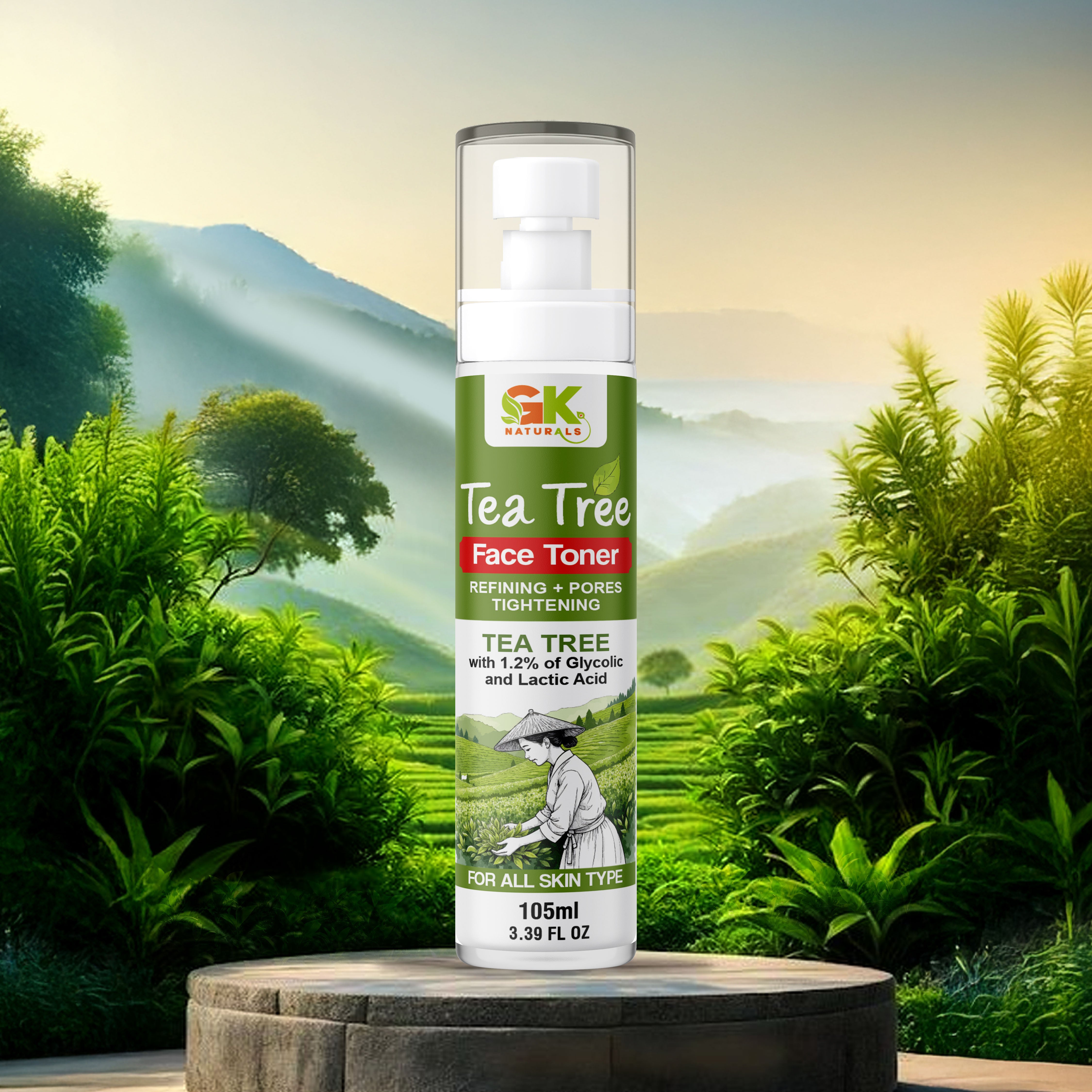 Tea Tree Toner with 1.2 % Glycolic acid