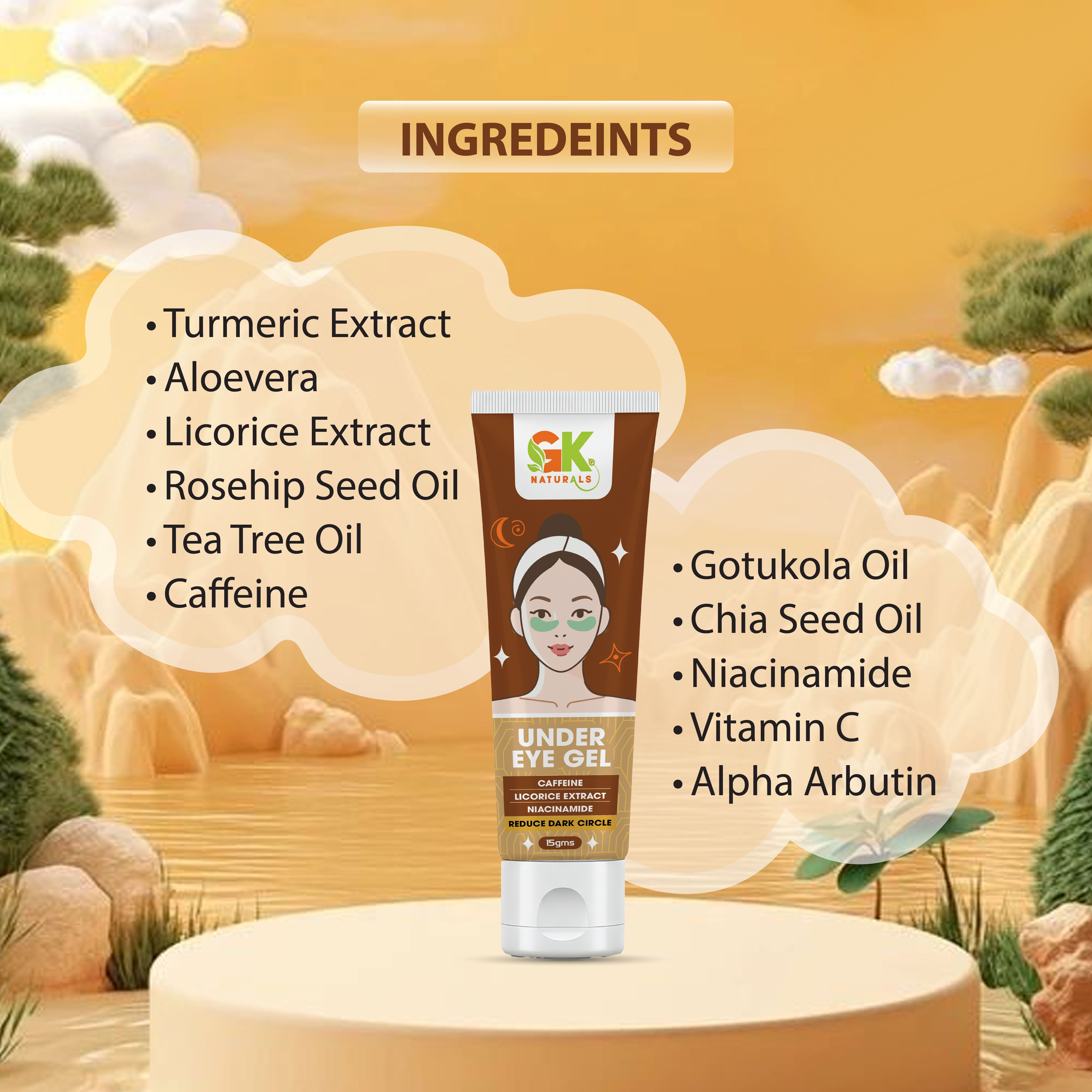 Under Eye Gel for Dark Circles