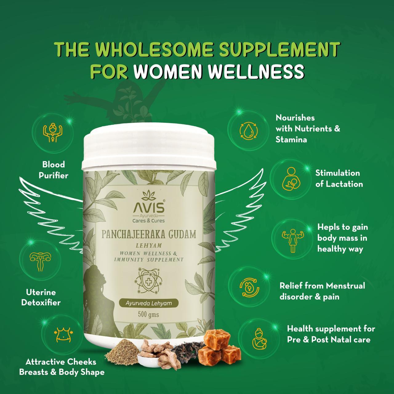 Avis Panchajeeraka Gundam Lehyam ( 500 gms)