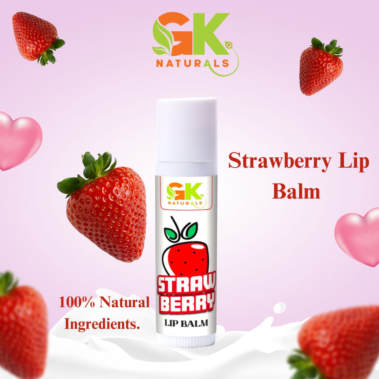 Strawberry Lip Balm Stick
