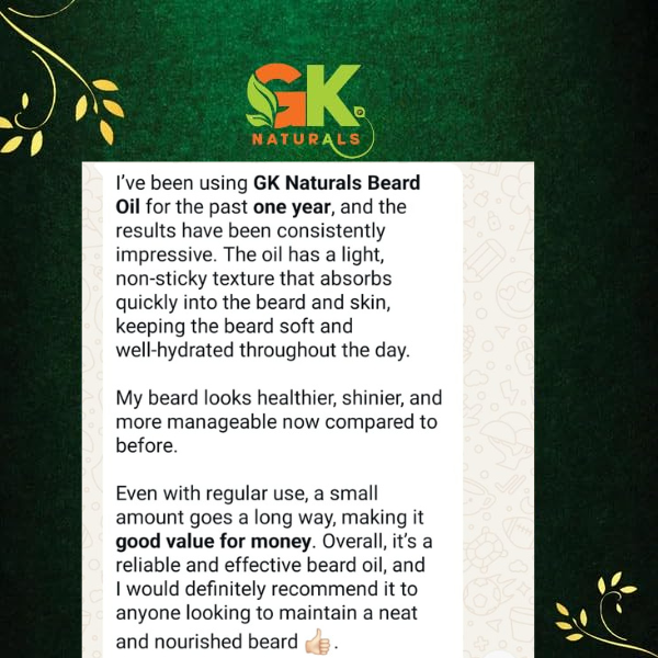 Beard Growth Oil for Men