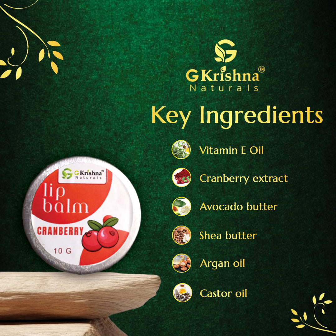 Cranberry Lip Balm