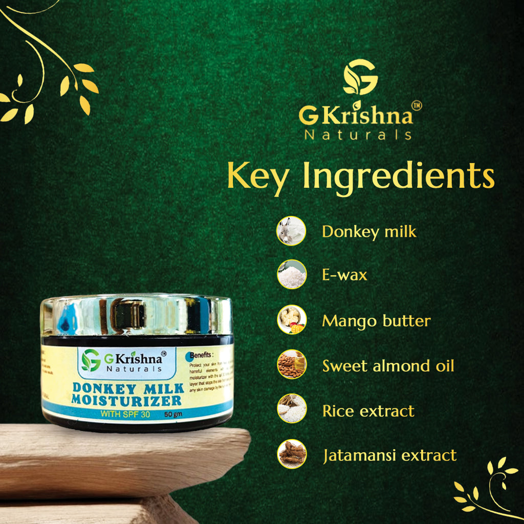 Donkey Milk Moisturizer with SPF 30
