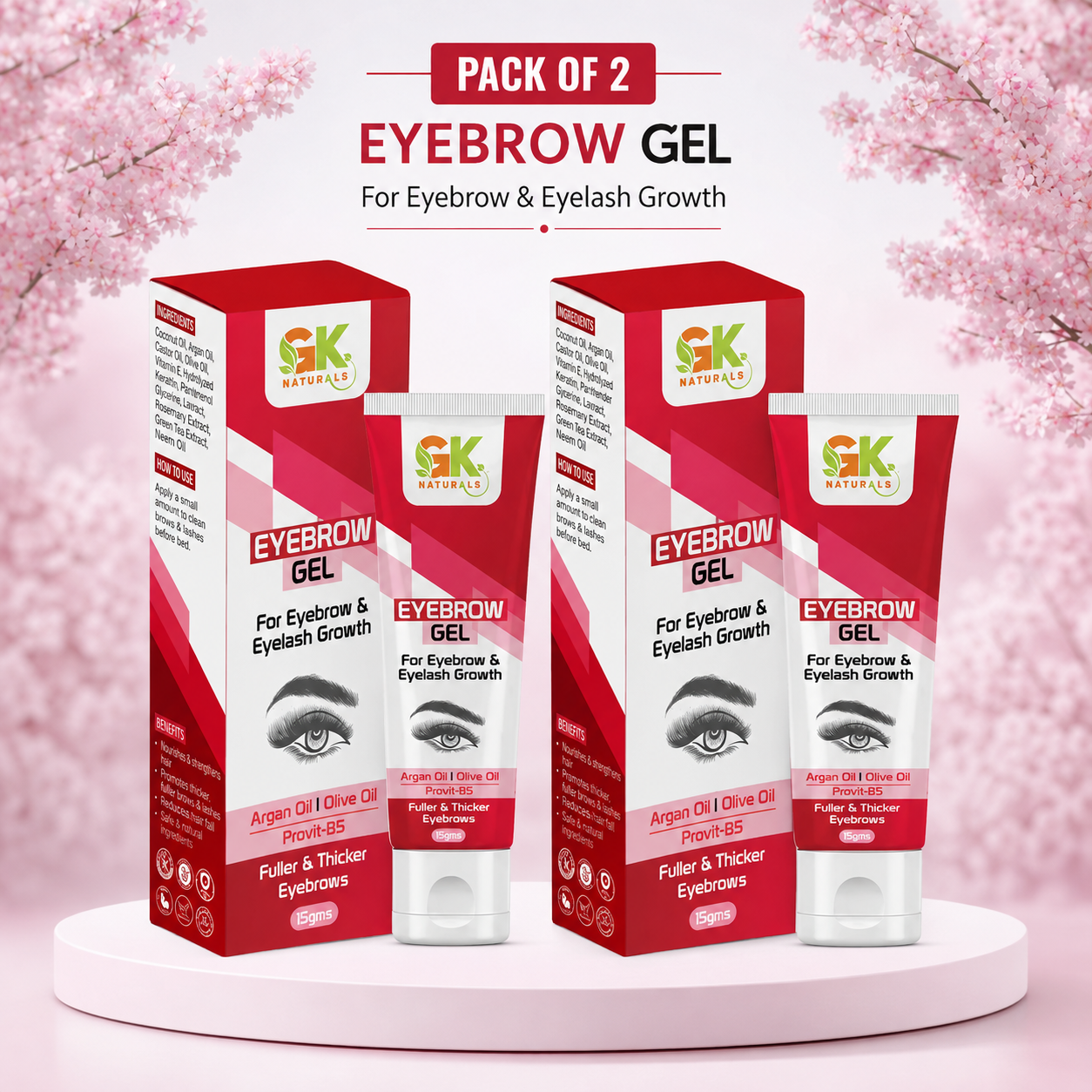 Eyebrow & Eyelash Growth Gel