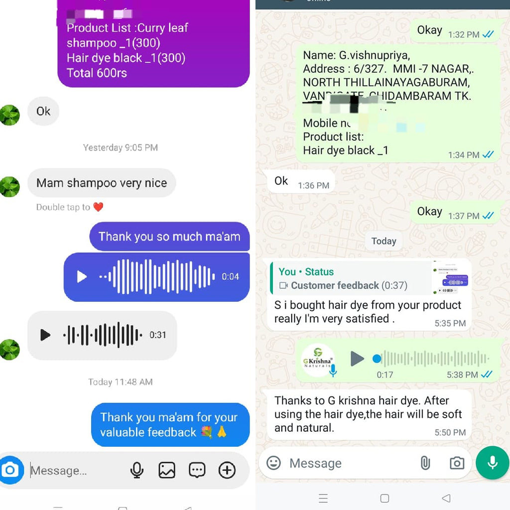 Natural Hair Dye Black